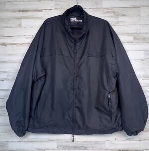 NRA Tactical Jacket Mens X-Large Black Concealed Carry Quick Access Windbreaker